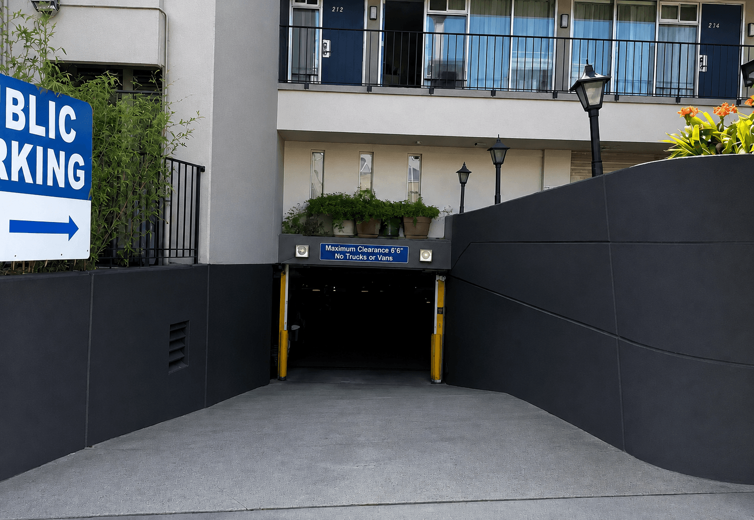 661 Broadway St. parking facility